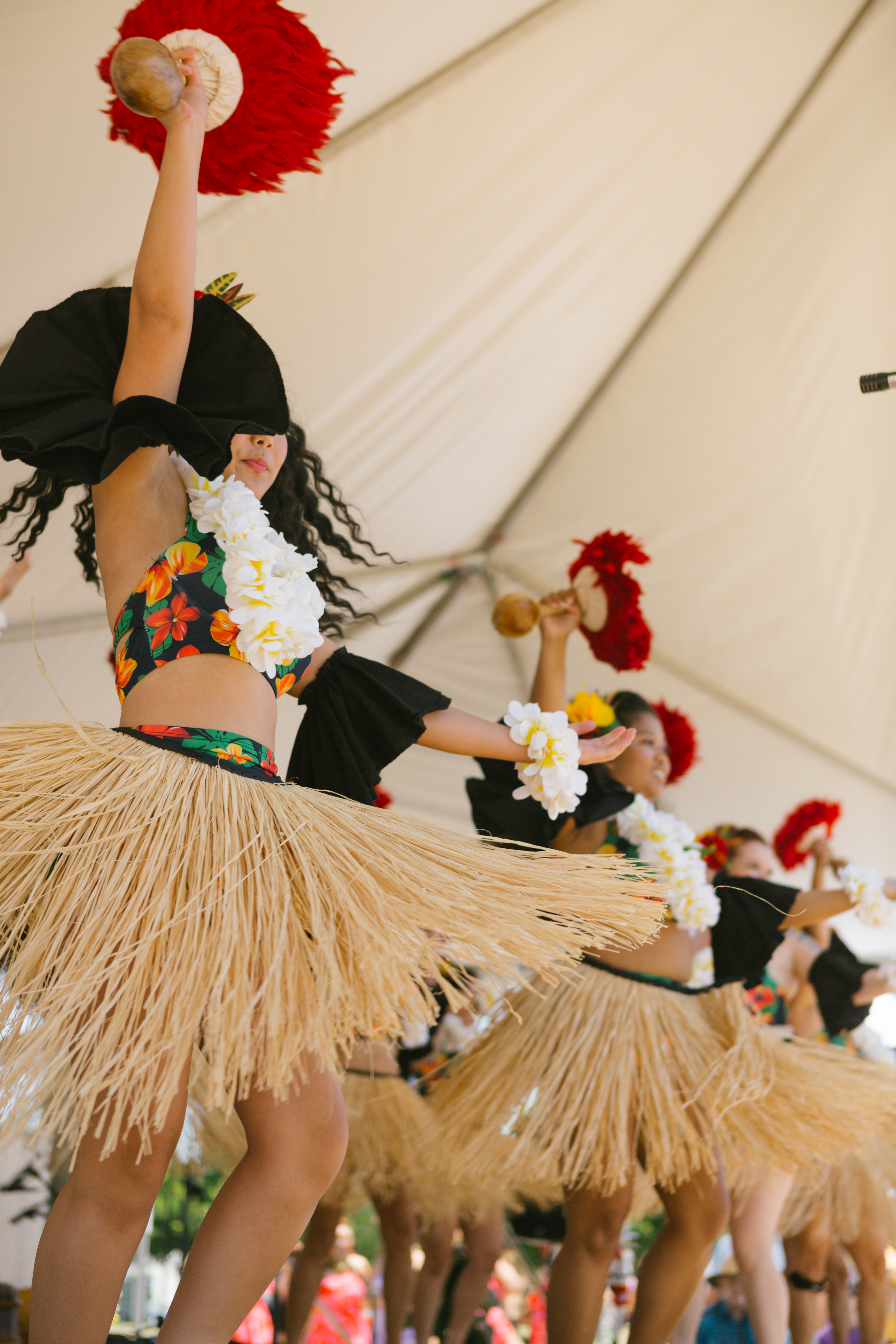 Hula dancing